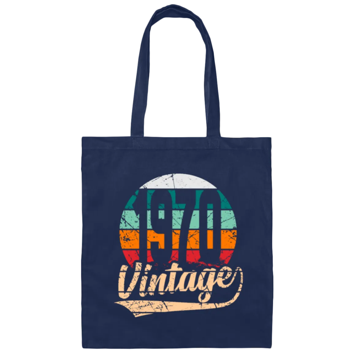 1970 Vintage Gift, Retro 1970, 1970 Vintage Design, Birthday Gift For 1970 Canvas Tote Bag