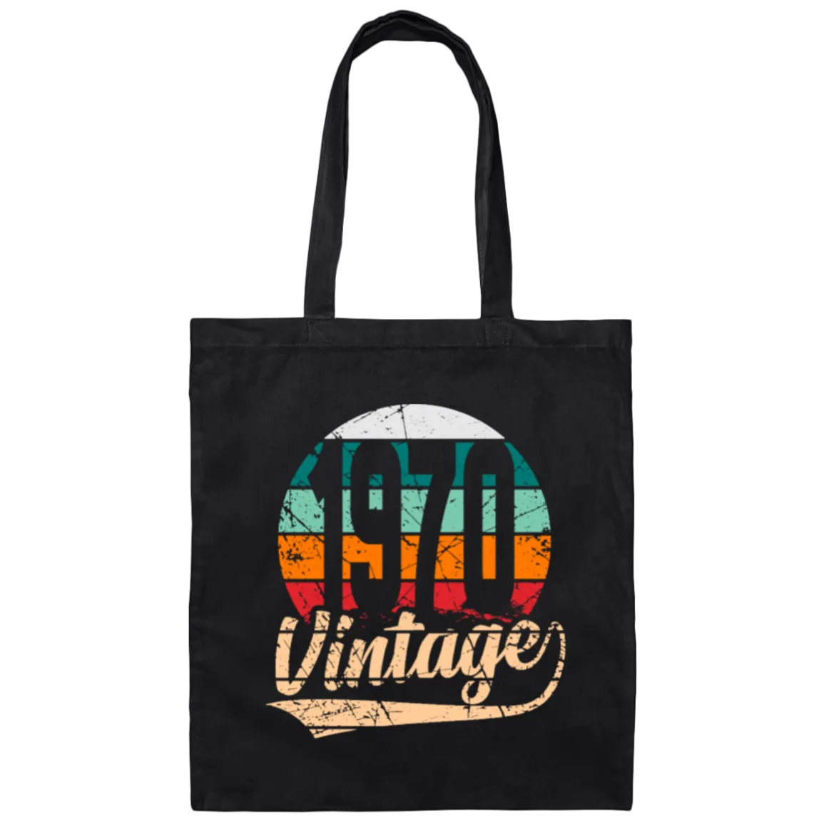 1970 Vintage Gift, Retro 1970, 1970 Vintage Design, Birthday Gift For 1970 Canvas Tote Bag