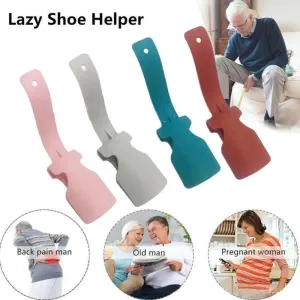 2PCS Shoe Horn Lazy Wear Shoe Helper Shoehorn