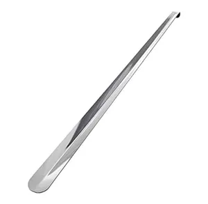 31.5" Extra Long Shoehorn,Stainless Steel Shoe Horn,Long Handle Durable Metal Boot Horn with Hook