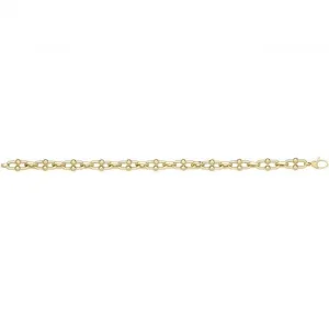 9ct Yellow Gold Hollow Bracelet BR677