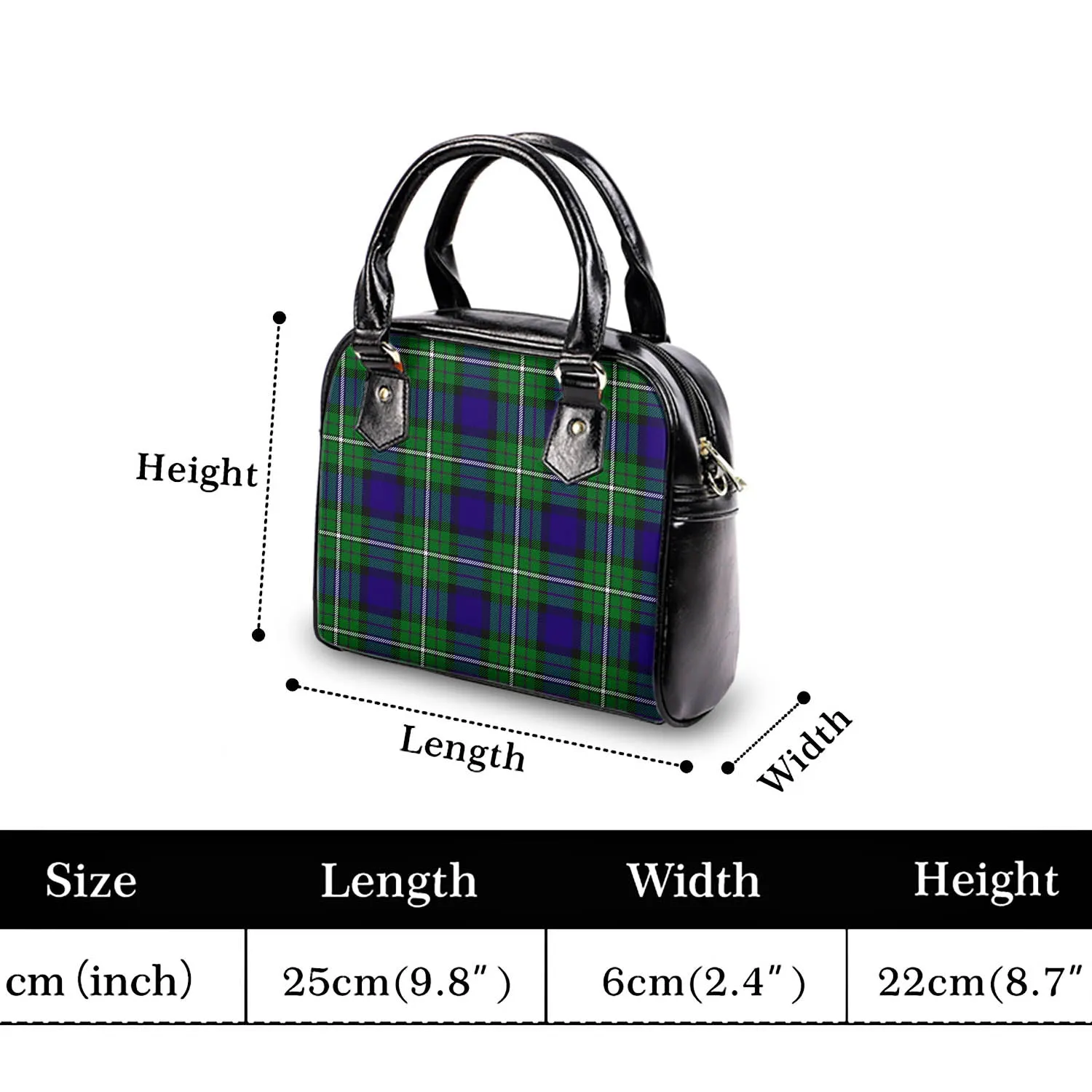 Alexander Tartan Shoulder Handbags