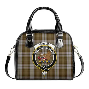 Baillie Dress Tartan Shoulder Handbags with Family Crest