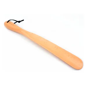 Bamber Great Handhold Wood Shoe Horn Wooden Shoehorn with Handle for Seniors, 15 Inches Color Beechwood