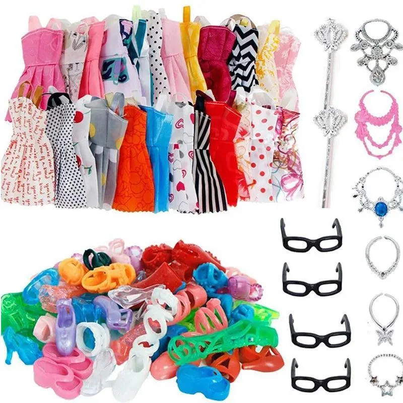 Barbie Doll Fashion Accessories Set: Mix & Match Stylish Fun