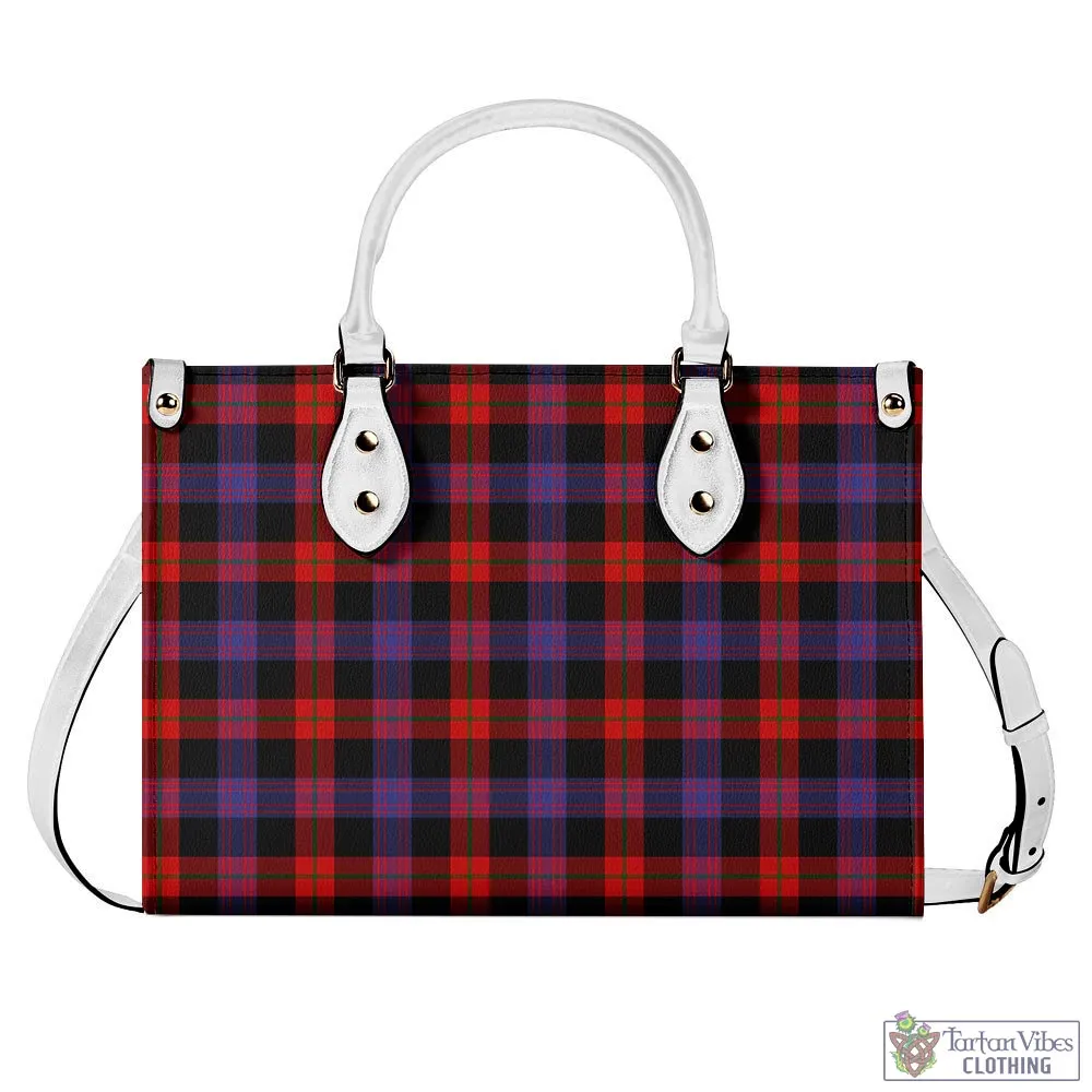 Broun Modern Tartan Luxury Leather Handbags