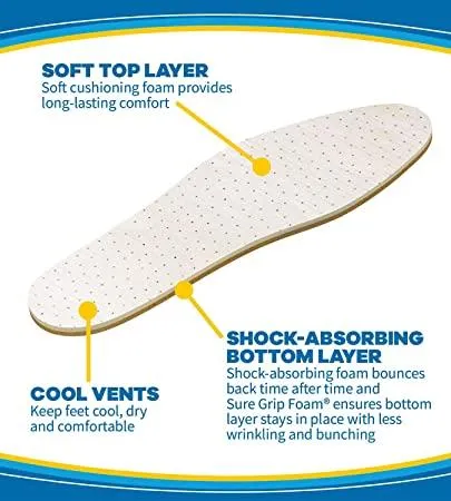 Dr. Scholl's Air-Pillo Insoles | Ultra-Soft Cushioning and Lasting Comfort with Two Layers of Foam that Fit in Any Shoe