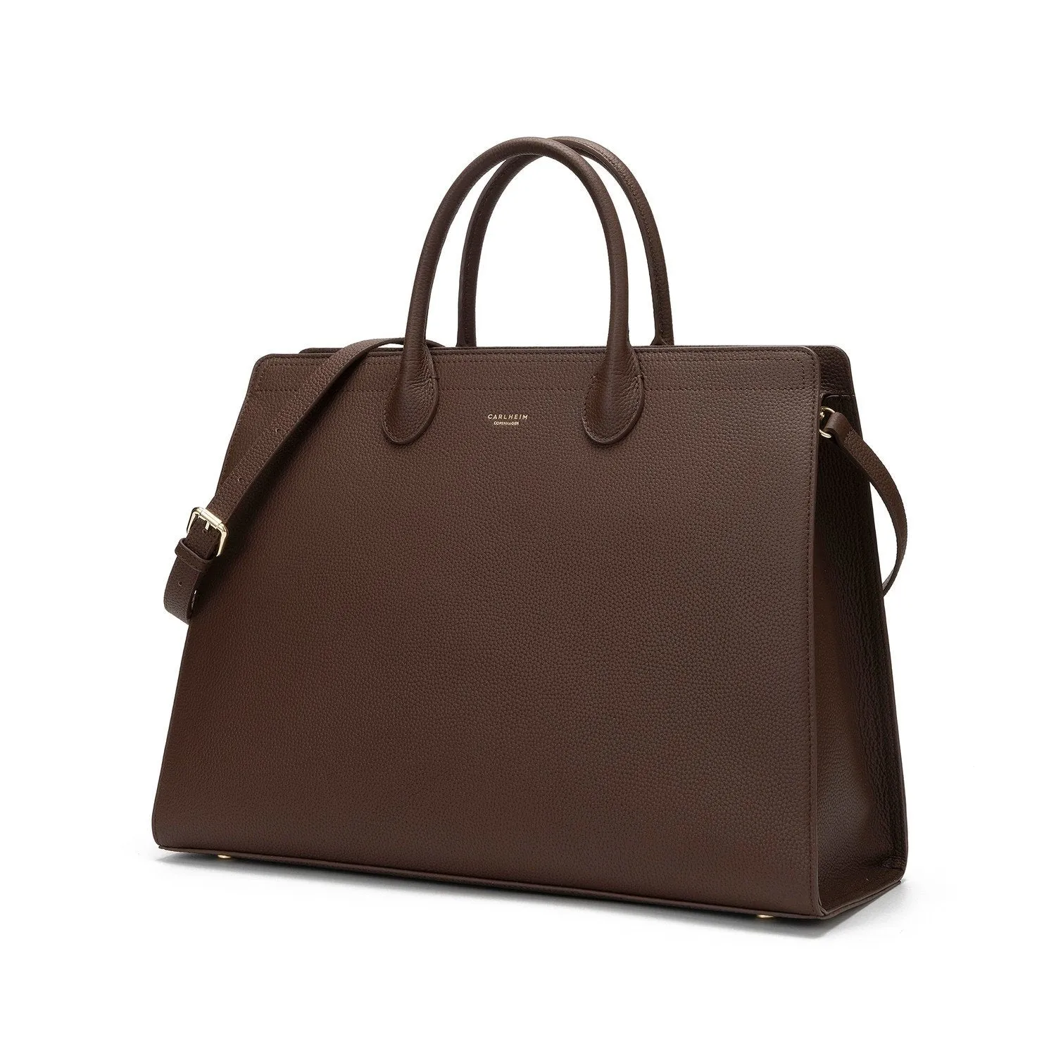 Elise Genuine Leather Handbag (Brown)