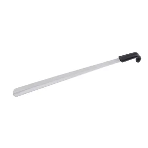 FootFitter Medium Stainless Steel & Leather Shoe Horn, 23"