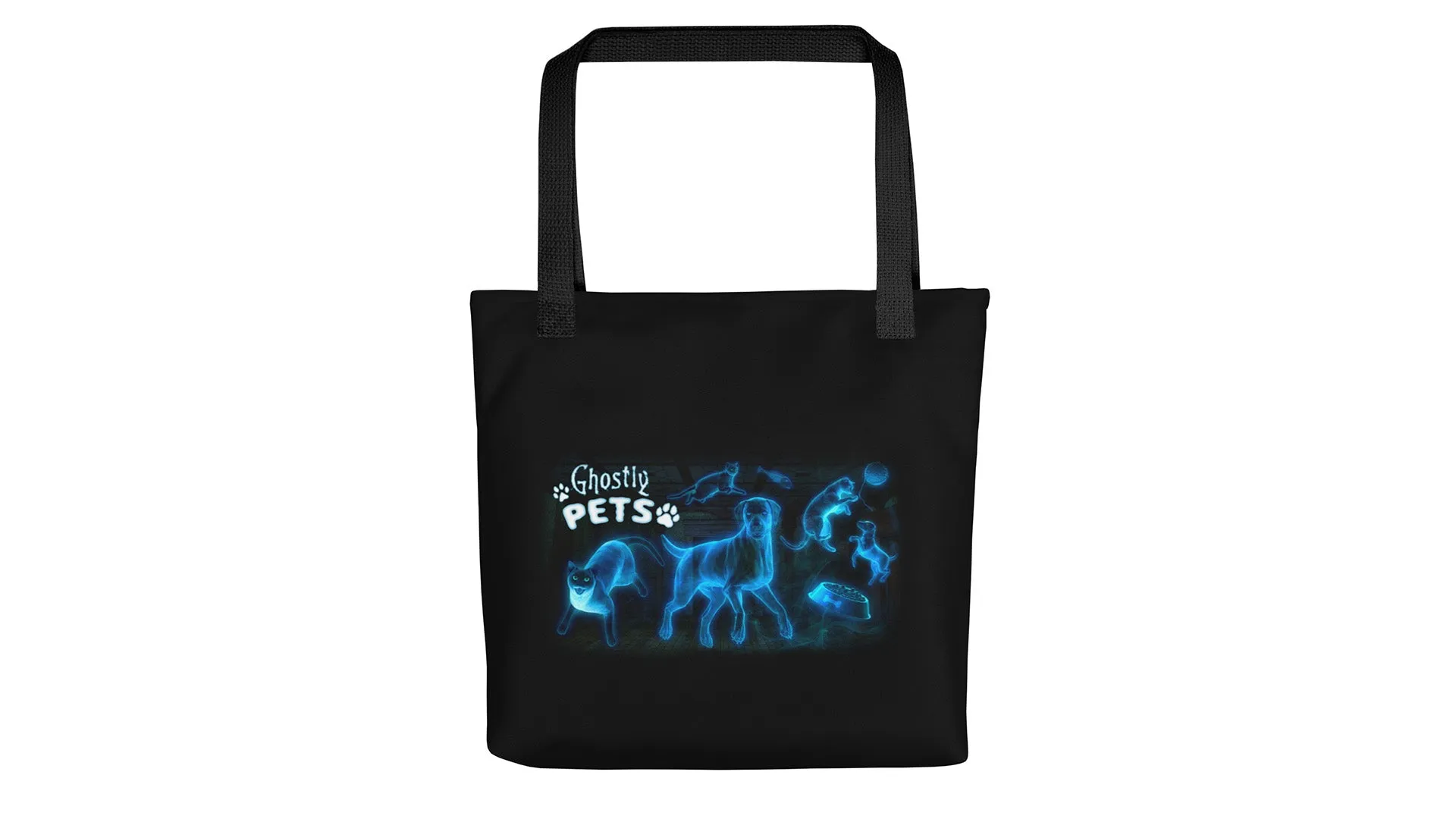 Ghostly Pets Tote Bag