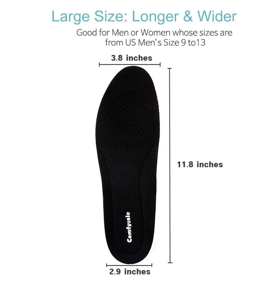 Height Increase Elevator Insoles Large Size for Men and Women