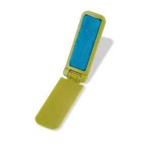 Honey-Can-Do LNT-01594 Combo Flip Travel Lint Brush/Shoe Horn, Flips Open, Green