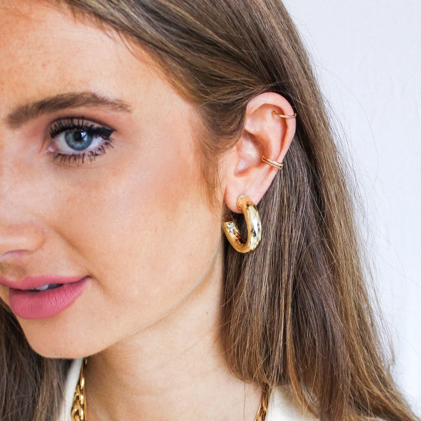 Kinsey Designs | Jasmine Small Gold Tone Hoop Earrings