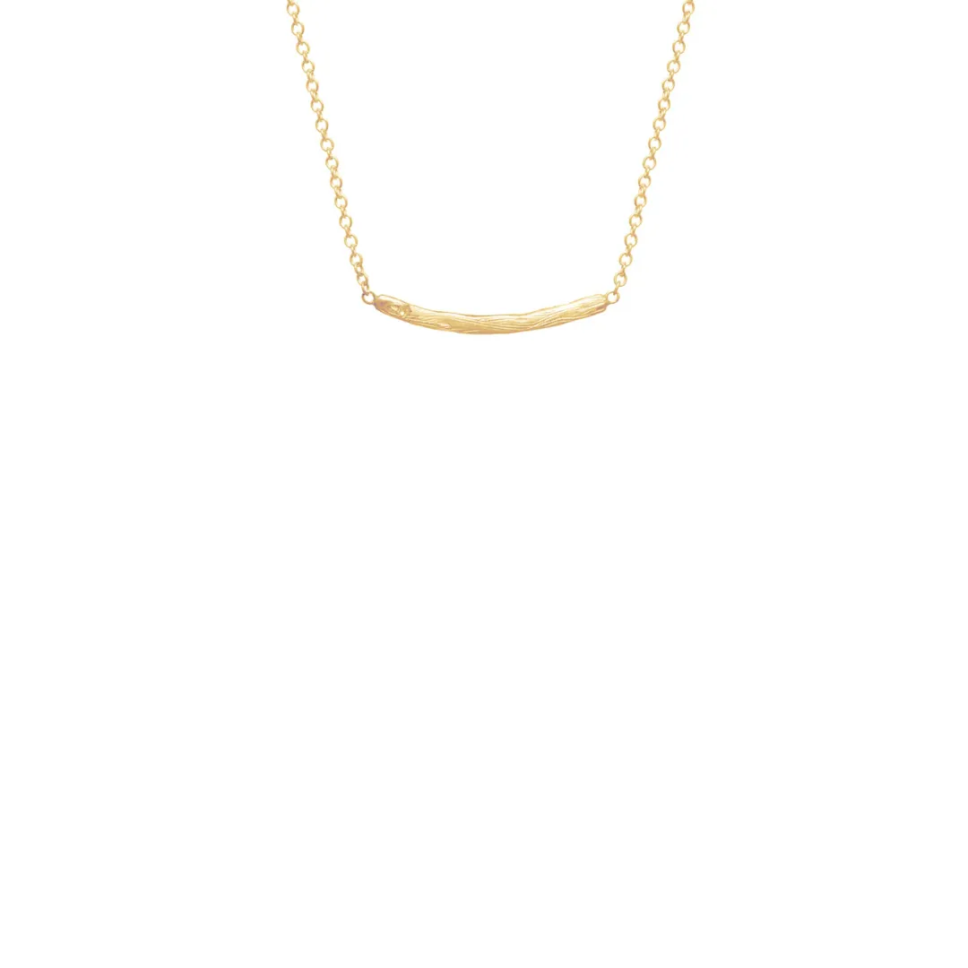 Koa Bar Necklace in Vermeil