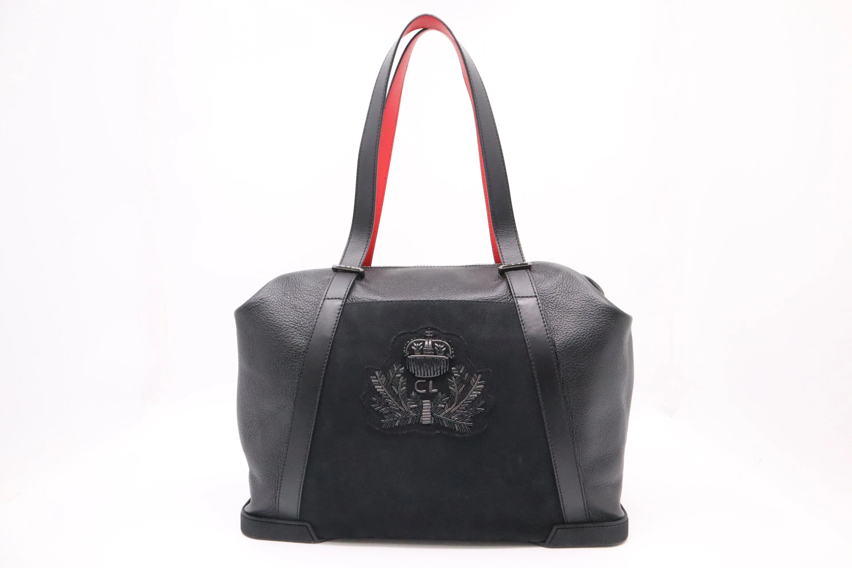 Louboutin Bagdamon Tote in Black Leather