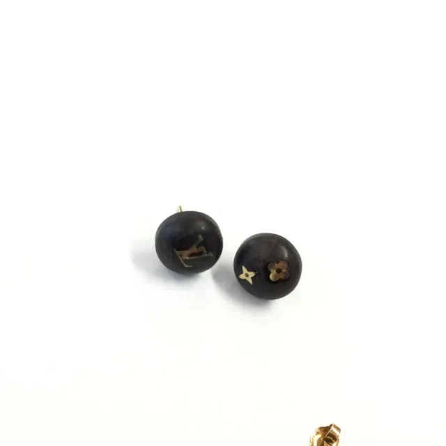 Louis Vuitton Mini Button Earrings