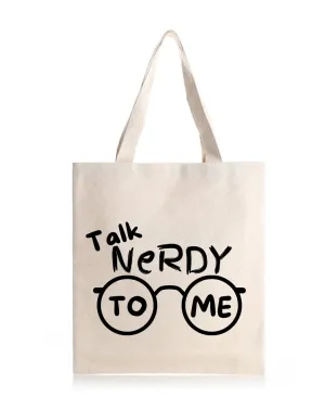 Nerdy to Me Daily Thaila -  Canvas Reusable Bags