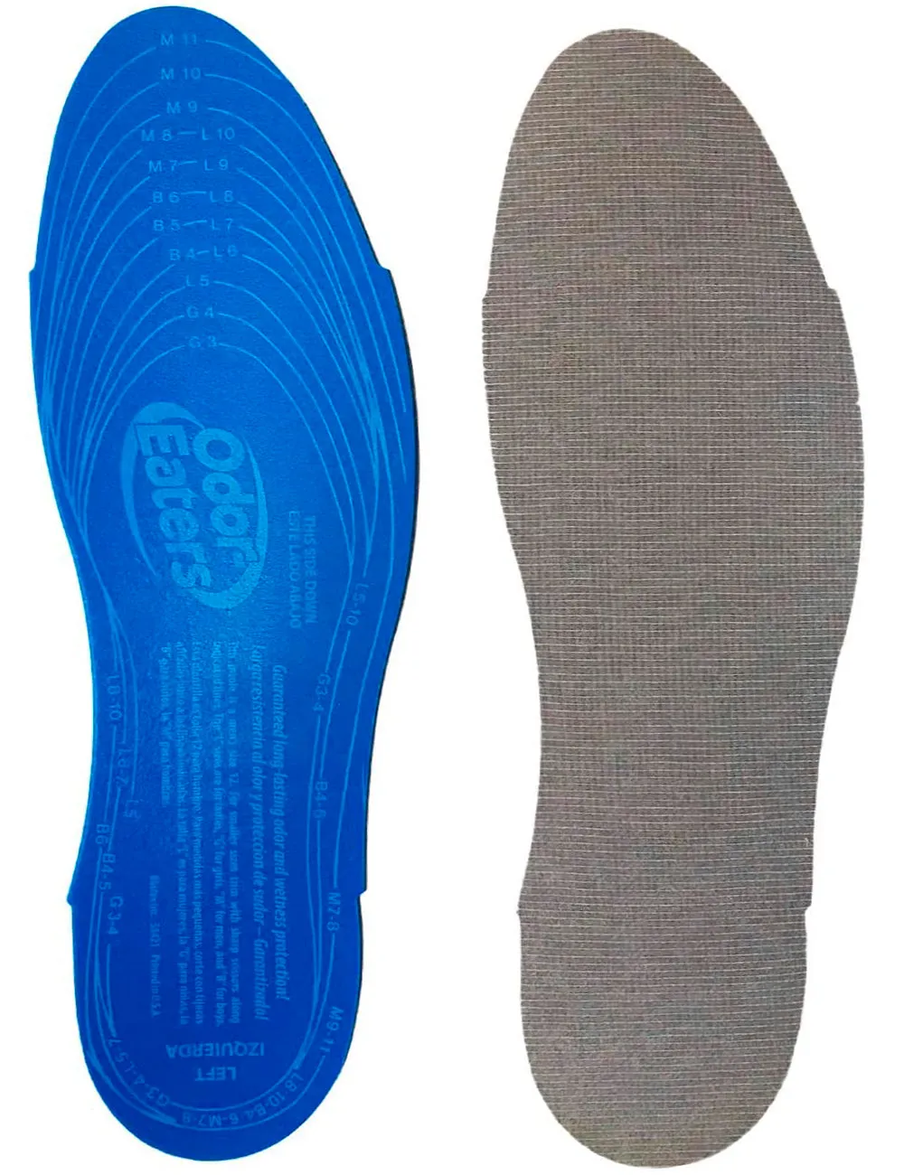 Odor-Eaters Ultra-Durable, Heavy Duty Cushion Insoles, 1 Pair (285791)