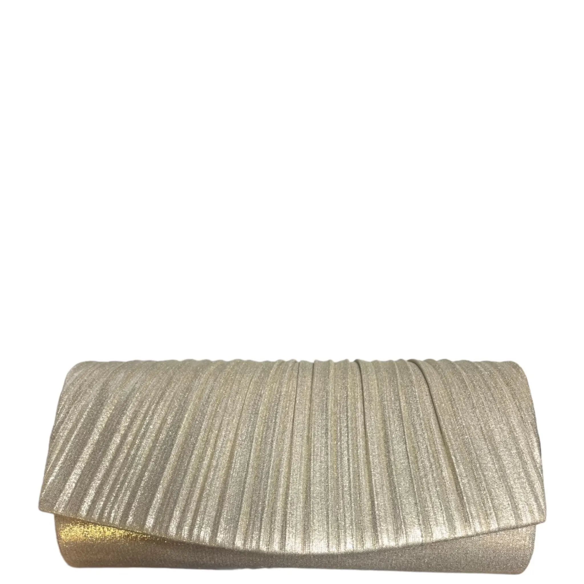 Pleated Evening Clutch Bag