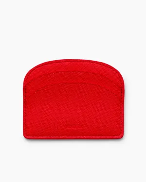 Red Dome Card Holder