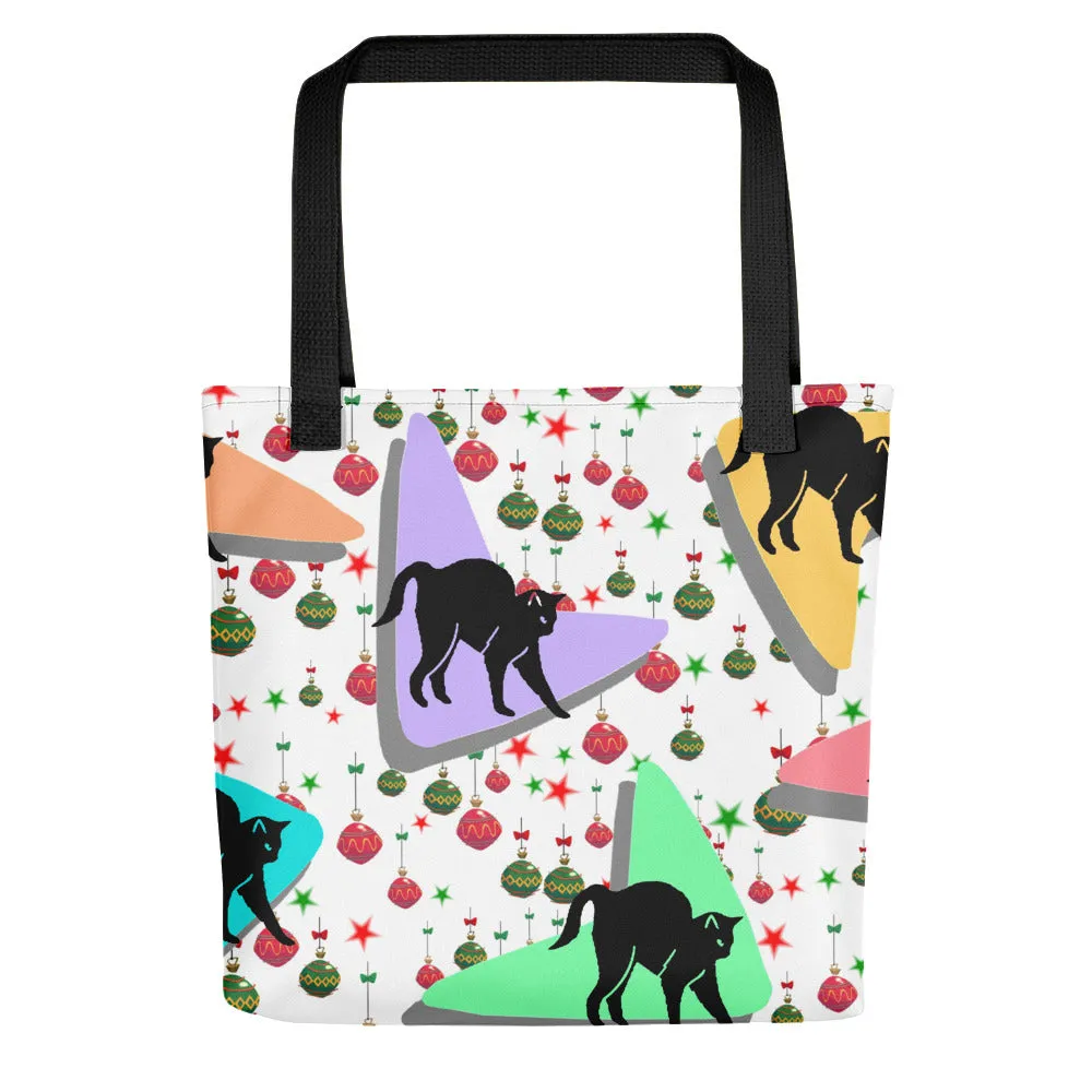 Retro Cats Xmas Tote bag