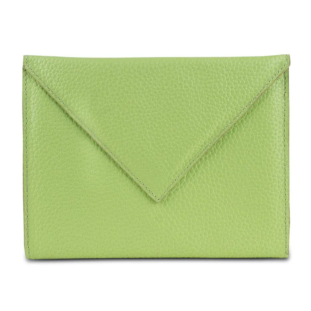 Travelon Pebble Grain Photo Envelope (Green)